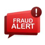 Fraud alert. Security Audit, Virus Scanning, Cleaning, Eliminating Malware, Ransomware Vector stock illustration