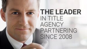 Title agency partnering text with a headshot